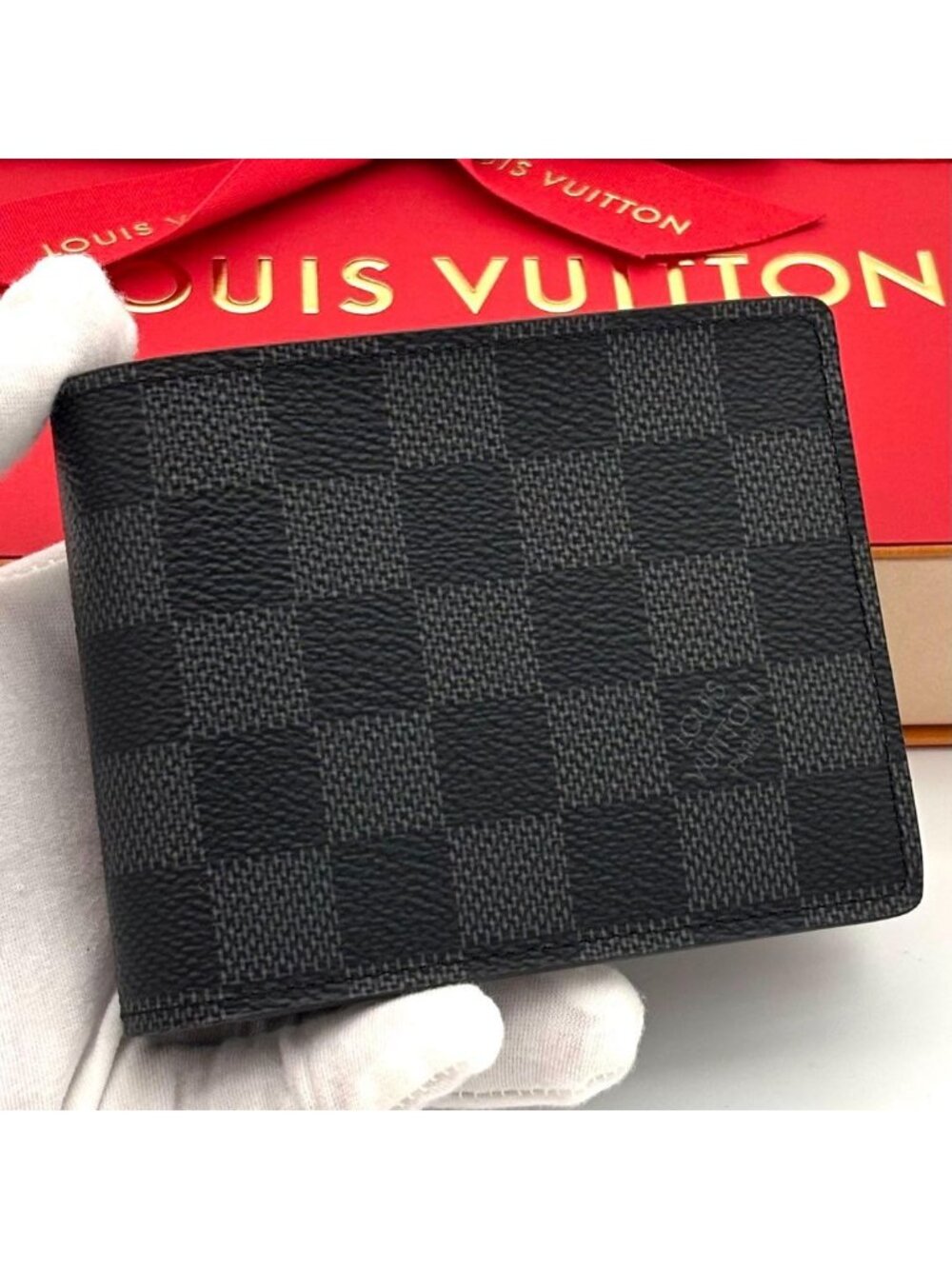 Louis Vuitton Wallet Billfold Damier Graphite Multiple